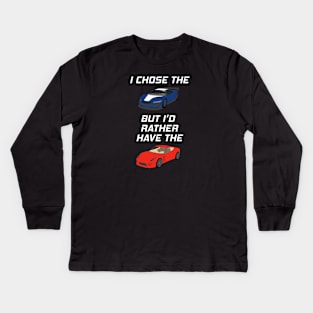 I Chose The Jester... Kids Long Sleeve T-Shirt